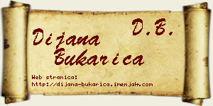 Dijana Bukarica vizit kartica
